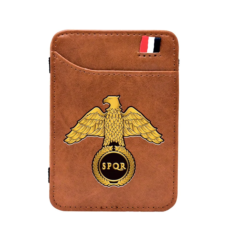 Винтажные кожаные Волшебные кошельки в стиле древнего Римского Орла SPQR с