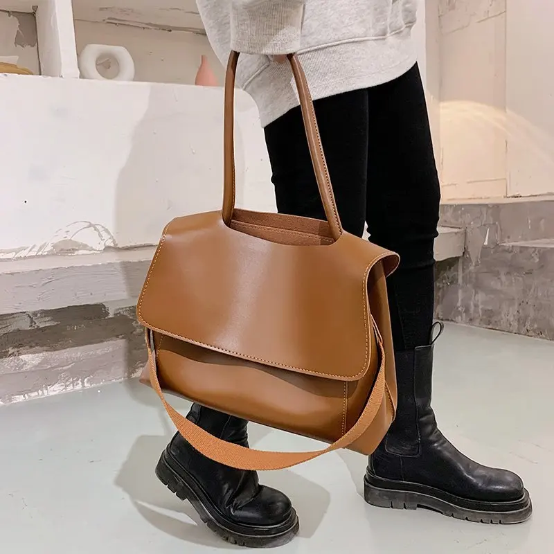 Повседневная Сумка-тоут зима 2020 женские сумки модные шикарные с широкими