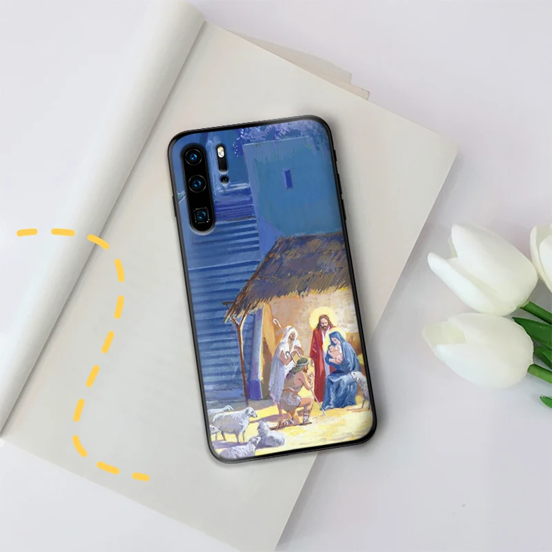 Для huawei P8 P9 Mini P10 P20 2019 P30 LITE для P Smart Z 2018 Pro Чехол телефона оболочка Рождественский