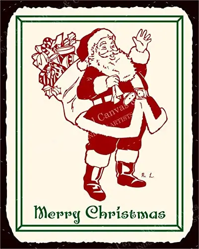 

Vintage Metal Tin Sign Christmas Train Metal Wall Signs Hall Poster TIN Sign 8x12 INCH