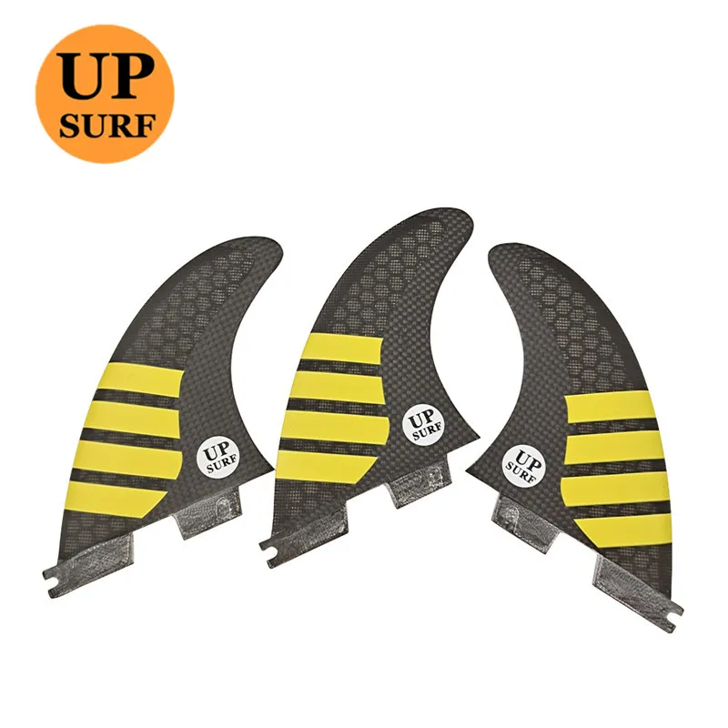 Новый FCS II G5 плавники три набор сот углерода FCS2 плавник Quilhas Surf Бесплатная