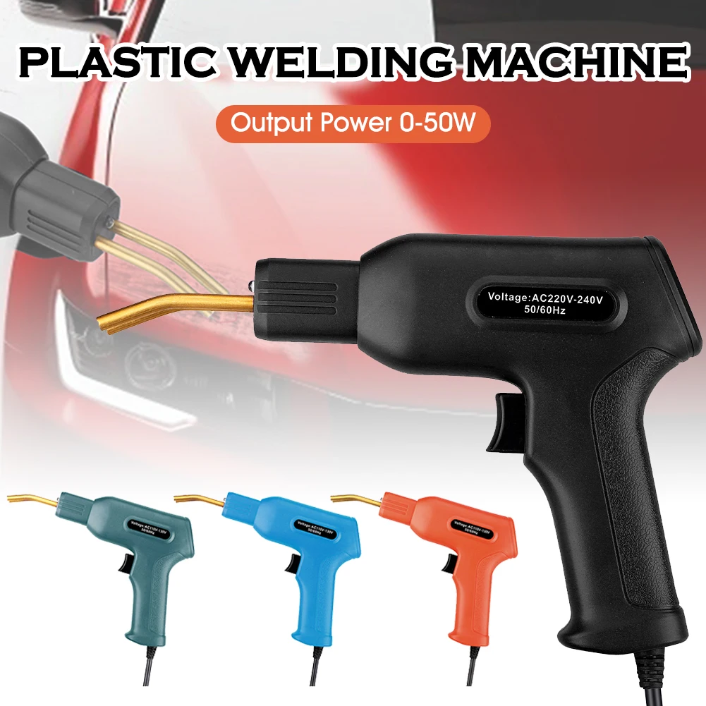 

Handy Plastic Welder Garage Tools Hot Staplers Machine Staple PVC Plastic Repairing Machine Car Bumper Repair Hot Stapler 50W