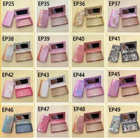 wholesale false eyelash packaging box lash boxes packaging custom logo faux cils mink lashes magnetic rectangle case bulk vendor