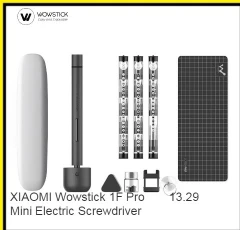 XIAOMI Wowstick 21 в 1 прецизионный Мини Ручной беспроводной электрический шуруповерт телефон камера точные крошечные компоненты Инструменты для ремонта