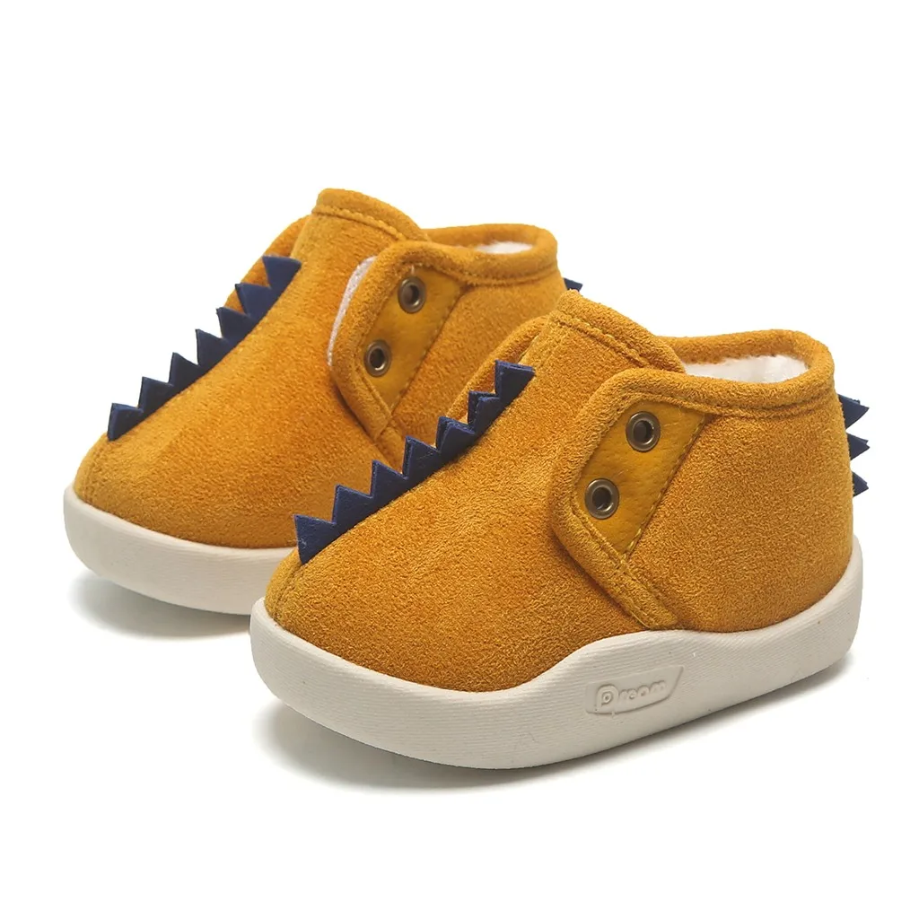 Малыш Детские Модные сапоги зимняя одежда для детей ясельного возраста теплые