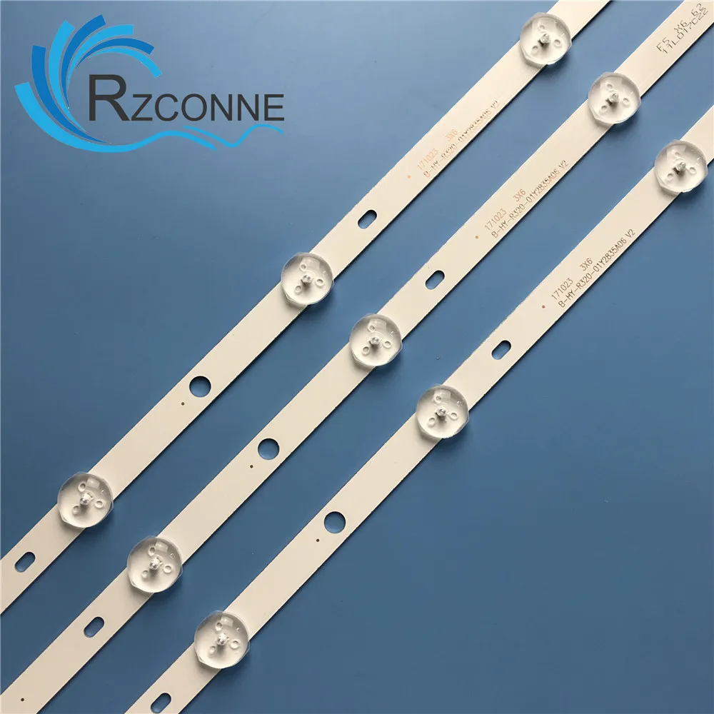 Универсальная Светодиодная лента с подсветкой 580 мм 6 ламп для Samsung LG 32 дюймового