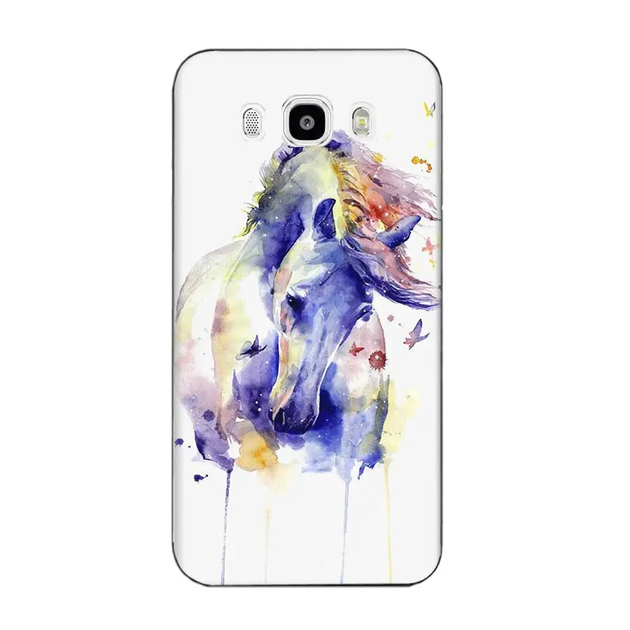 Watercolor Horse Oil Painting For Samsung Galaxy Note 8 9 10 Pro S4 S5 S6 S7 S8 S9 S10 S11 S11E S20 Edge Plus Ultra TPU Case images - 6