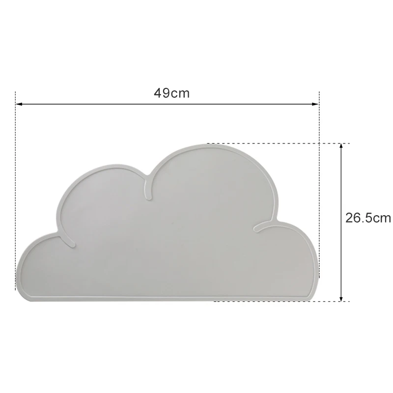 

Waterproof Baby Table Mat Food Grade Silicone Bowl Plate Pad Placemat Kitchen Gadget Heat Can Be Washed And Folded Insulation