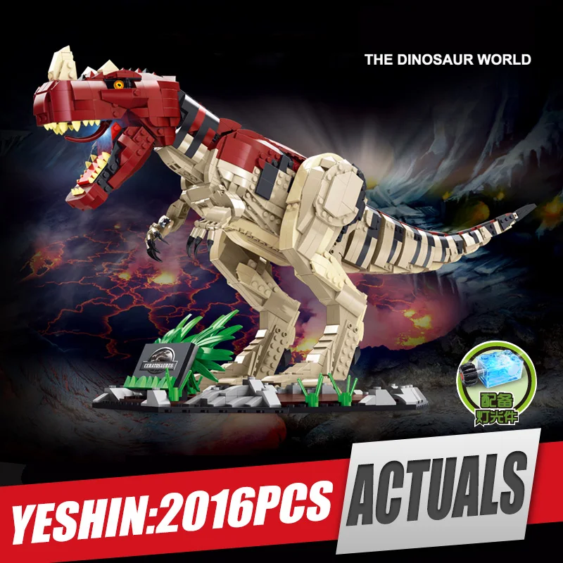Yeshin T2012 креативные игрушки динозавры модель цератозавра в сборе строительные