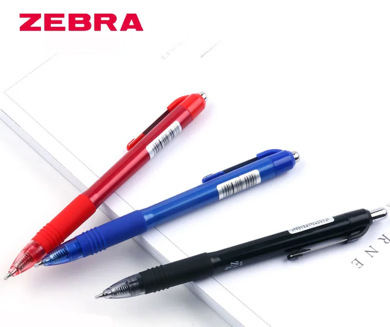 

10pcs Zebra C-JJ3 Z-Grip Gel Ink Pen Rollerball Pen Writing Sarasa Push Clip 0.5mm Japan Black/Blue/Red Ink Colors for Choose
