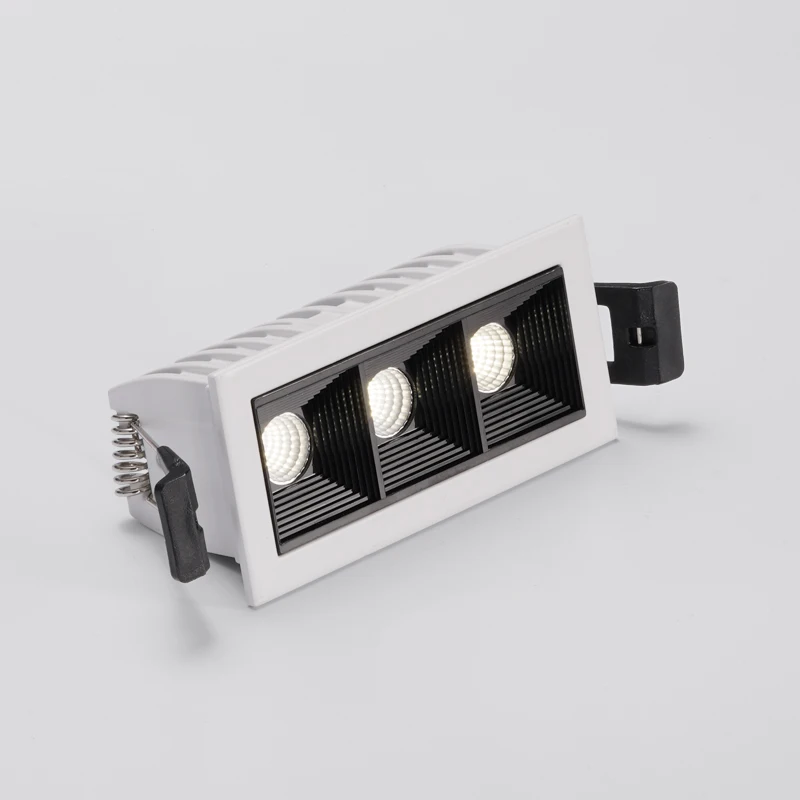 Прямоугольная Регулируемая прожекторная лампа для гостиной|Точечные