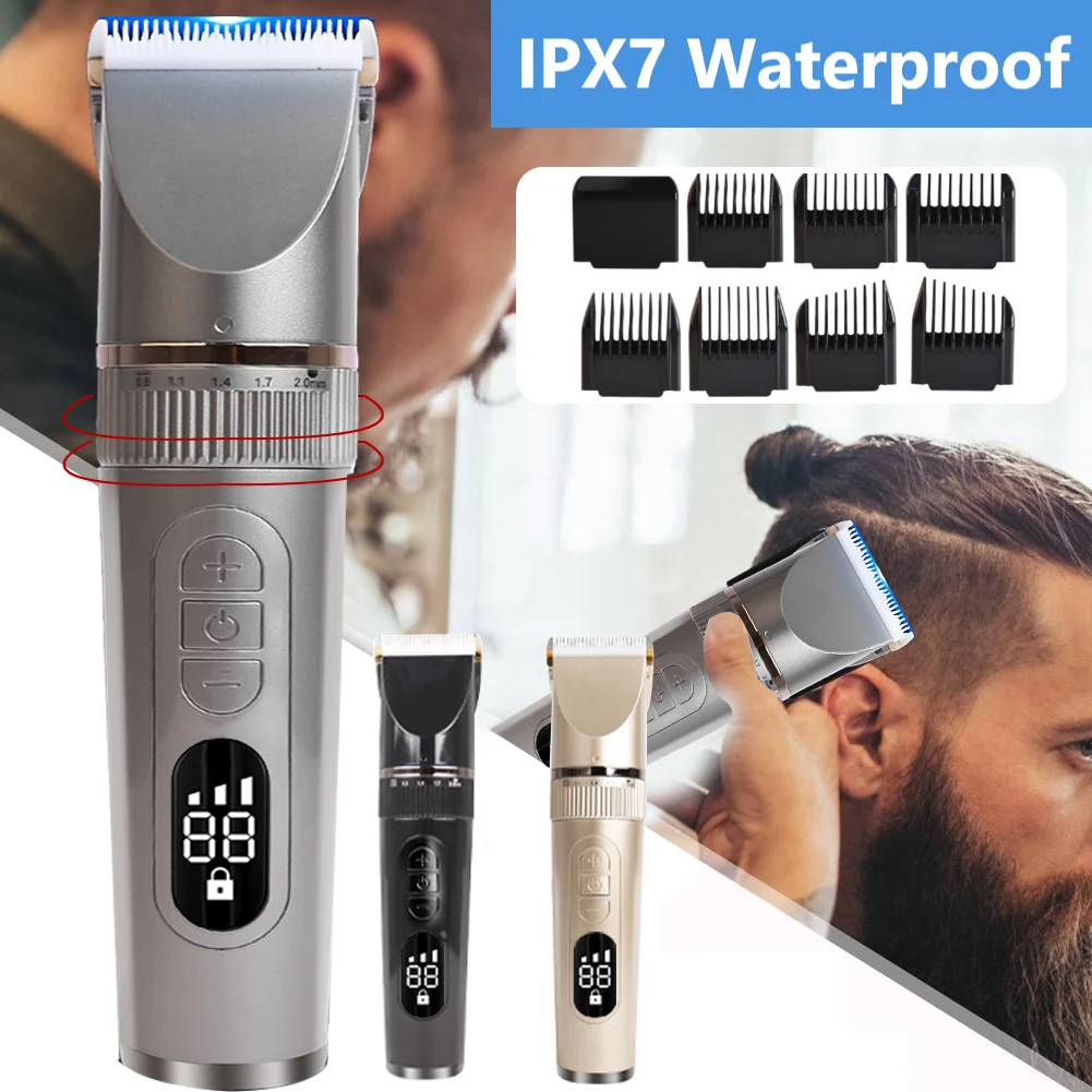 

Professional Hair Clipper For Men Beard Trimmer Machine for Shaving Hair Trimmer Hair Cutting Machine Beard Trimmer Fast Charge