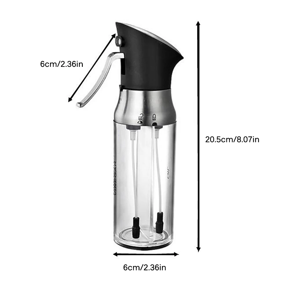 

2-in-1 Oil Bottle Sprayer Kitchen Supplies Kitchen Dosage Oil Sprayer Seasoning Mist Bottle Dispenser kitchen Tool Supplies