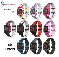 colorful silicone bracelet strap for garmin fit jr3 smart watch band for garminfit jr 3 strap for children watch accessories