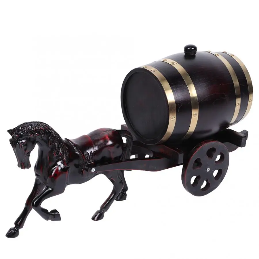 Бытовая деревянная бочка для вина из дуба ведро бочонка Лошадиная тележка