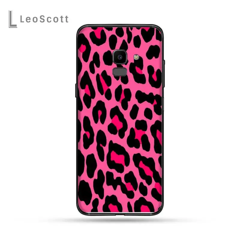 

Leopard Phone Case For Samsung Galaxy J2 J4 J5 J6 J7 J8 2016 2017 2018 Prime Pro plus Neo duo