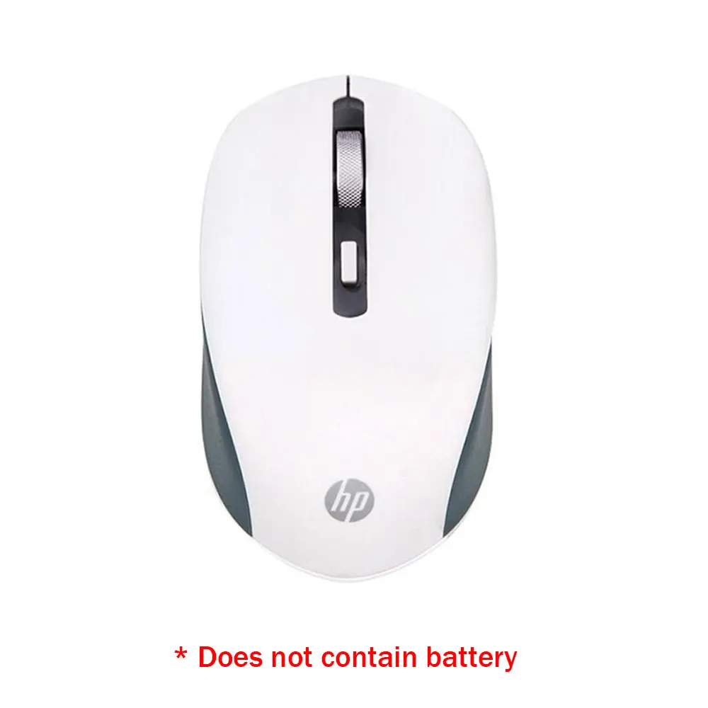 Hp Бесшумная беспроводная мышь 1600 точек/дюйм эргономичная 2,4G Mause USB оптическая портативная мини беспроводная мышь для ПК компьютера ноутбука мыши - Цвет: Белый
