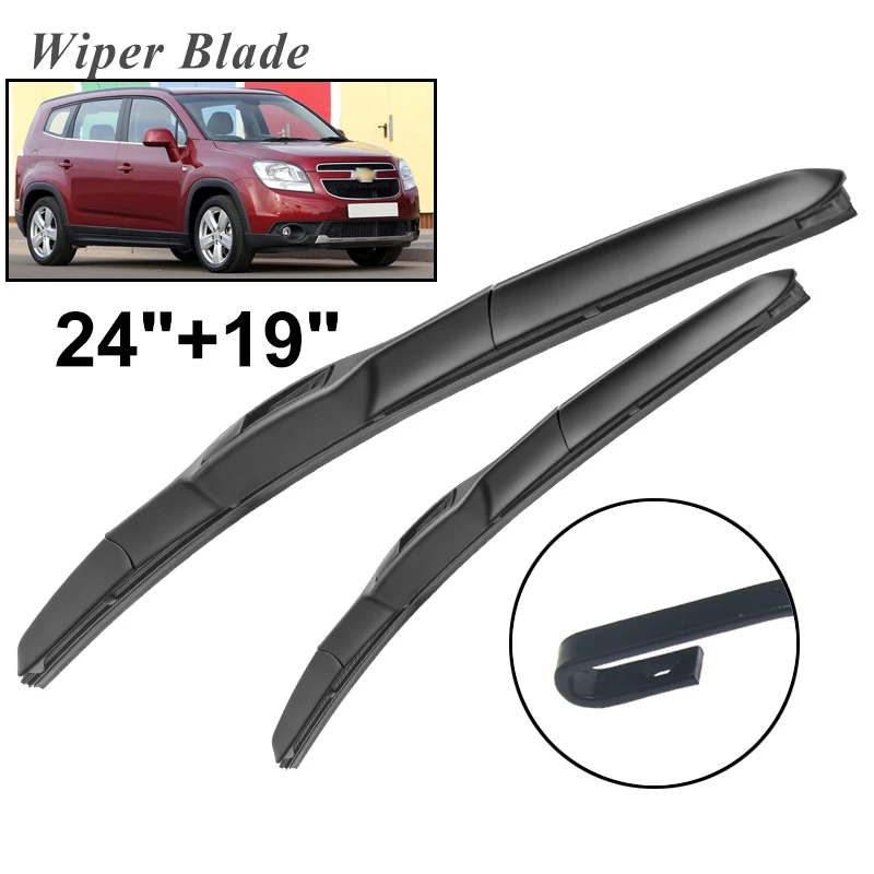 

Щетки стеклоочистителя okoстеклоочистителя RHD и LHD для Chevrolet Orlando 2010-2015, лобовое стекло, переднее стекло, 24 дюйма + 19 дюймов