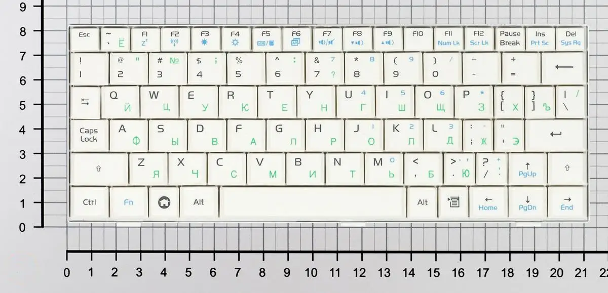 Клавиатура для Asus Eee PC 900 700 Series p/n: 04GN021KRU10 04GN012KUS20-1 04GN012KUS30 русская белая | Компьютеры