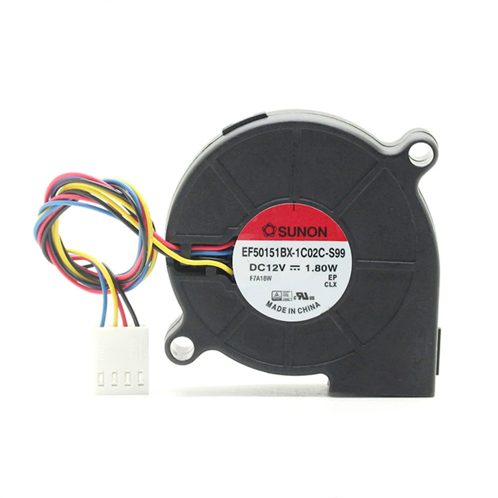 Для Sunon 5 см Φ 12V 1 8 W 5015 50x50x15 мм вентилятор охлаждения турбины|Кулеры и системы