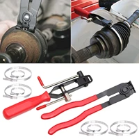 new 10pcs cv joint boot clamp pliers with cv boot clamps kit ear boot tie pliers car band tool kit hose axle plier cv clamp tool