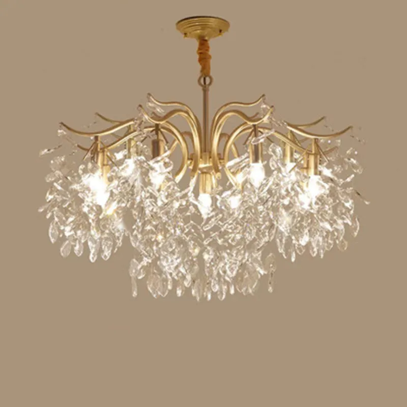 Ретро подвесной светильник в скандинавском стиле хрустальная лампа форме