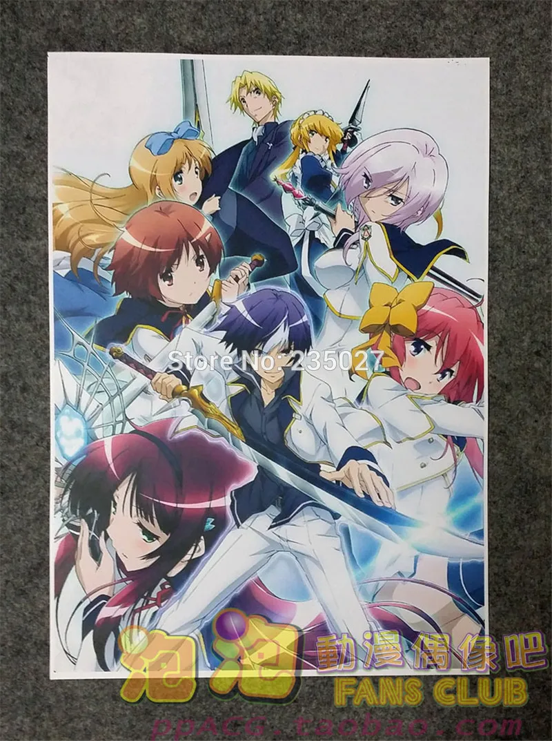 8 шт./компл. аниме Seiken Tsukai no World Break постер настенные картинки наклейки для комнаты