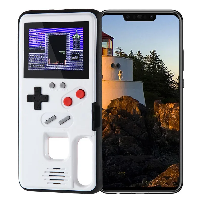 Чехол Gameboy для Huawei P40 P30 P20 Pro Lite Mate 20 30 Nova5 Honor 9X цветной экран Классический чехол