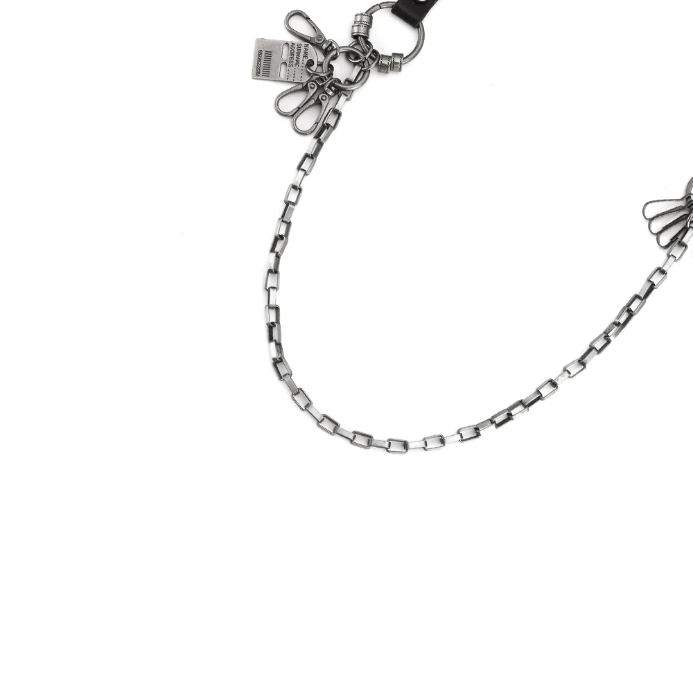 Модный Байкерский металлический кошелек цепи ремень хип-хоп брюки джинсовая