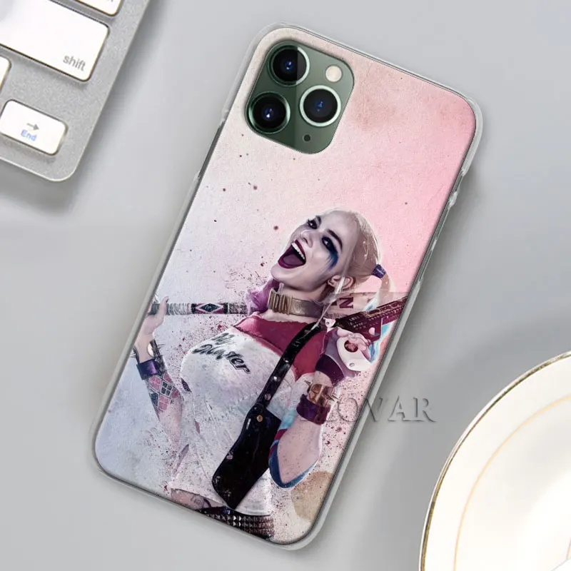 Харли Куинн самоубийцы отряд чехол для Apple iPhone 11 Pro 11 Pro MAX X XR XS MAX 7 8 6 6s Plus 5s SE Hosing Cover Coque