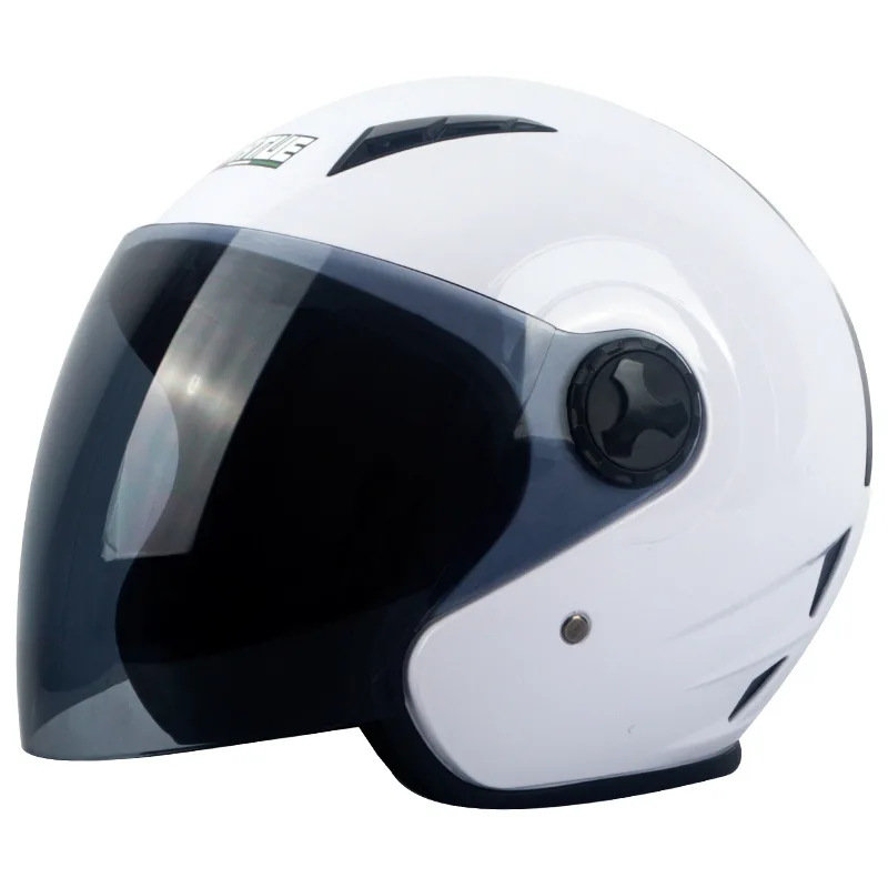 

Electric motorcycle helmet men's and women's summer half covered cute light half helmet four season warm helmet