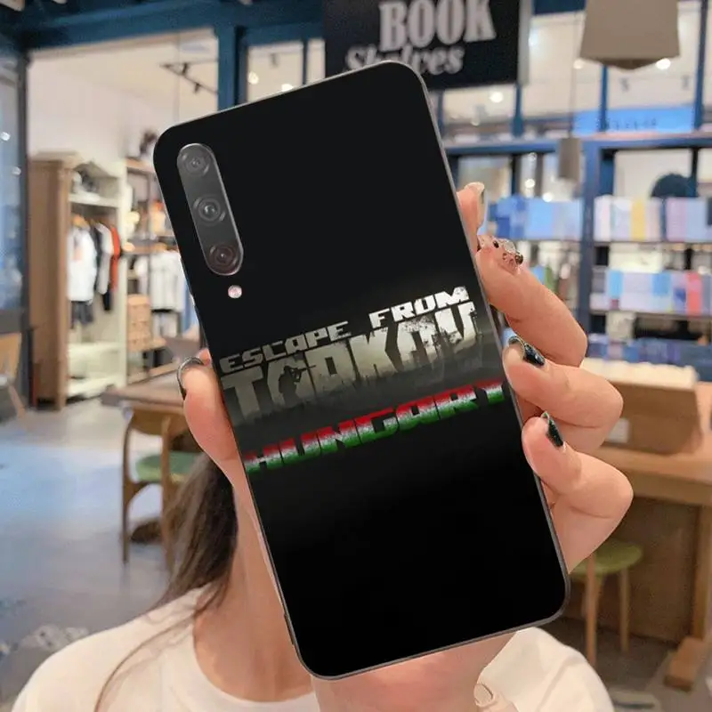 Чехол HPCHCJHM Escape из тарков черный мягкий чехол для телефона Huawei P40 P30 P20 lite Pro Mate 20 P Smart