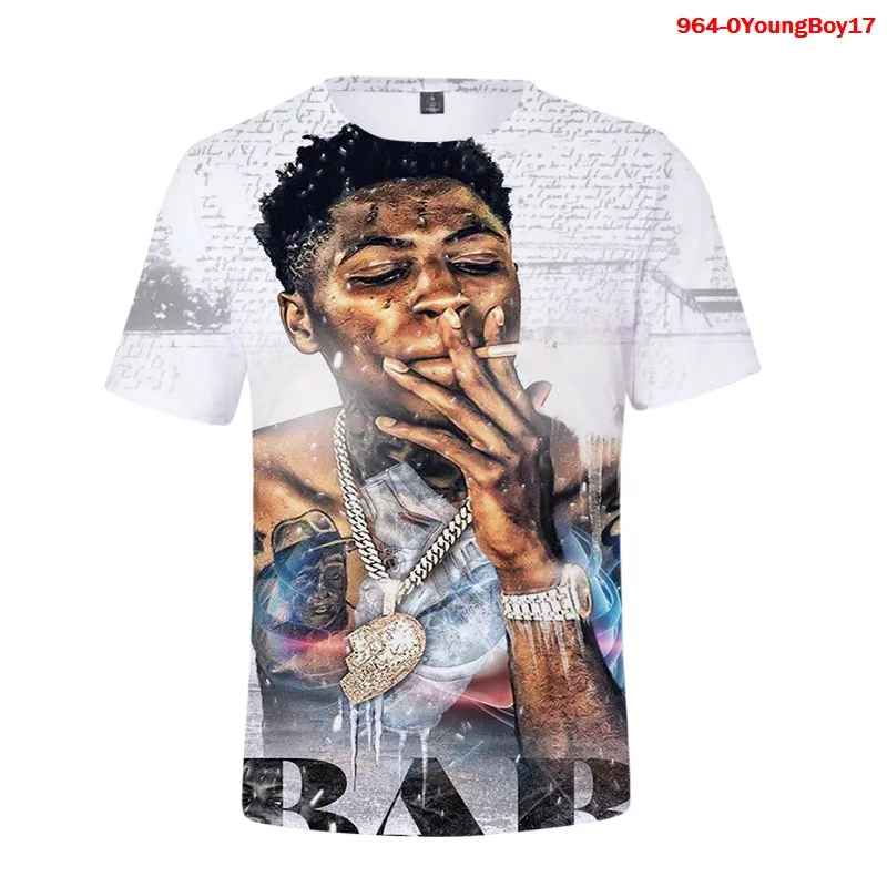 

Men YoungBoy Never Broke Again T Shirts Men/Women 3D Print Rapper Singer Character Patterns Short Sleeve Funny Couple Clothes