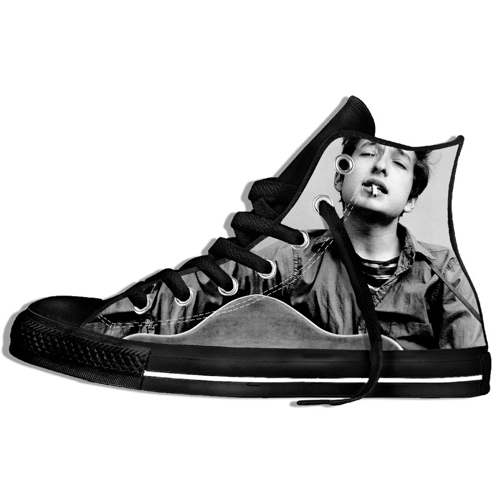 Кроссовки мужские с принтом логотипа на заказ Боб Дилан пенимсоллы холщовые