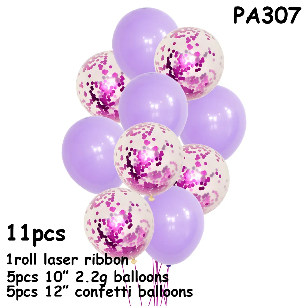 10pcs/set Glitter Confetti Latex Balloons Wedding Decoration Birthday Party Baby Shower Home Christmas Supplies | Дом и сад