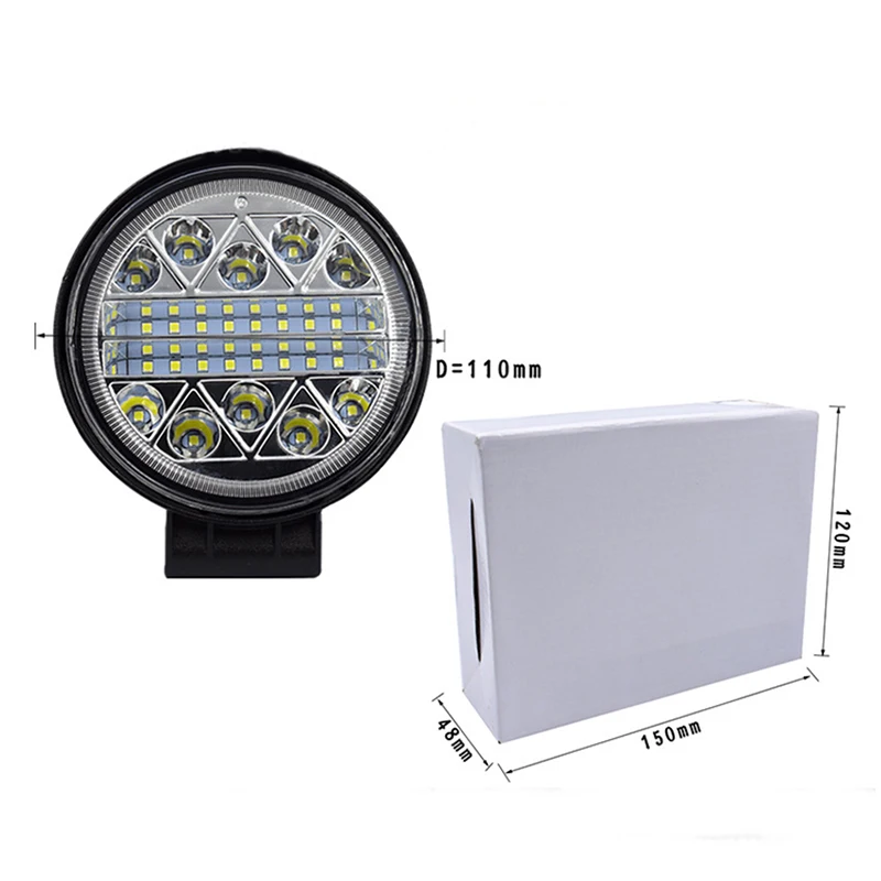 Светодиодные рабочие фары 102 Вт для тракторов Светодиодная панель 4x4 аксессуары