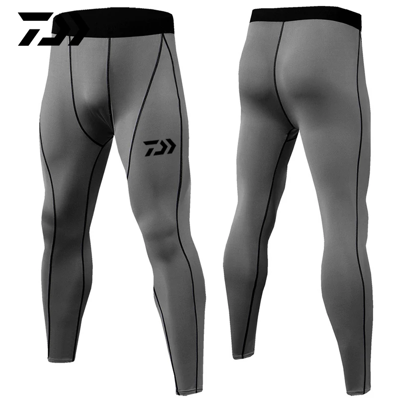 Daiwa летние спортивные штаны для фитнеса, брюки для тела, пэчворк, дышащие, анти-пот, для бега, езды на велосипеде, рыбалки, Тонкие штаны