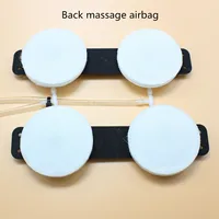 Car massage Pillow neck back Vibration 4 bladder pressure massager 2 airbag inflatable lumbar support cushion for universal car