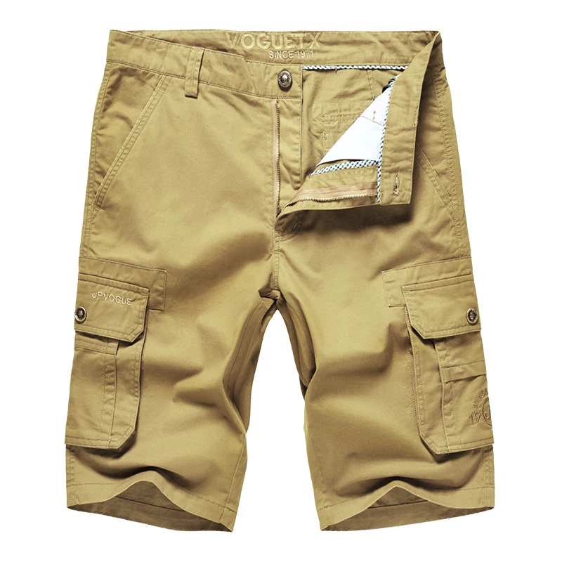 Шорты мужские с карманами дышащие спортивные из 100% хлопка для скалолазания и