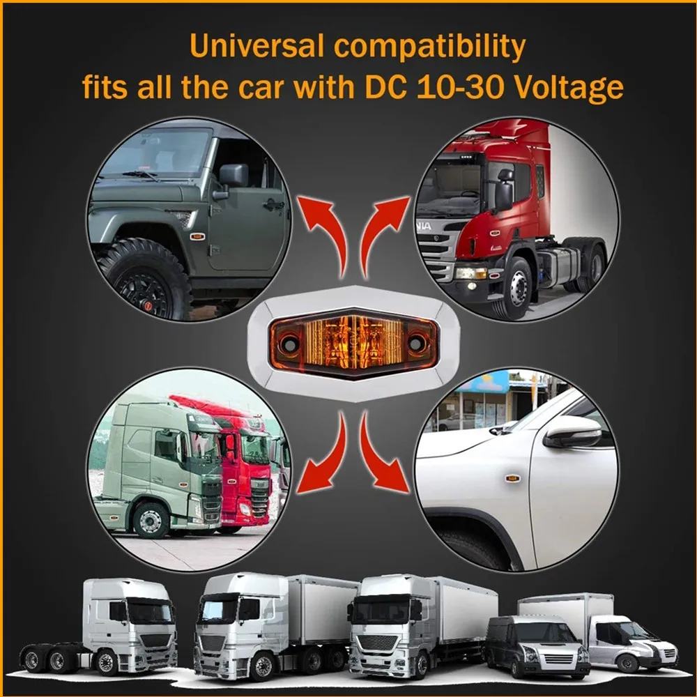 2 5 дюймов DC 10В 30В огнеупор высшего качества море светодиодный лампы Маркер