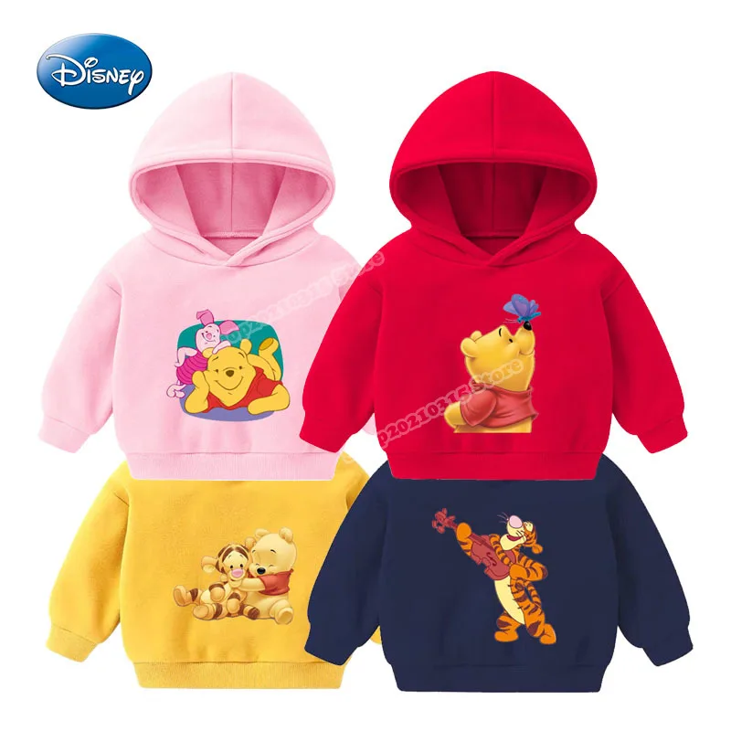 Детские худи с мультипликационным принтом Винни-Пух | Детская одежда и обувь