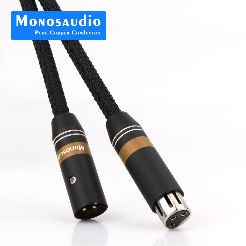 Monosaudio-Cable Multiple A202X Chapado en plata y cobre puro 99.9998%, interconector de...