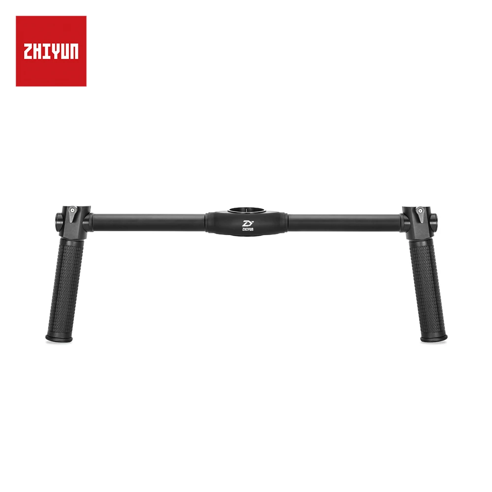 ZHIYUN Official Dual Handheld Extended Handle Accessories with 1/4 Screw Hole Grips Handbar Mount for Crane 2 Gimbal Stabilizer
