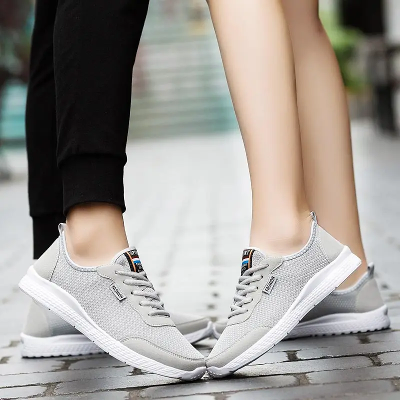 Размера плюс лето кроссовки мужские сетки Спортивная обувь дышащие 9908