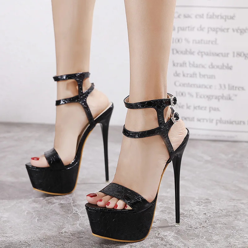 

2021 Sandals High Heels Comfort Shoes for Women Suit Female Beige New High-heeled Black Stiletto Girls Rome Scandals Fabric Buck