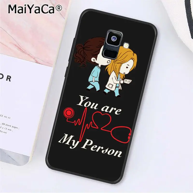 MaiYaCa Американский ТВ Анатомия чехол для телефона для samsung Galaxy A7 A8 A6 плюс A750 A9 A50 A70 A20 A30 A40