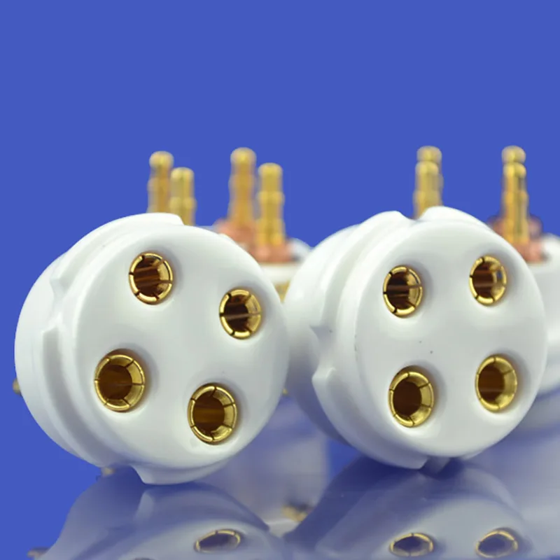 10Pcs Ceramic 4pins Tube Socket Fit for 300B/ 2A3 | Электроника