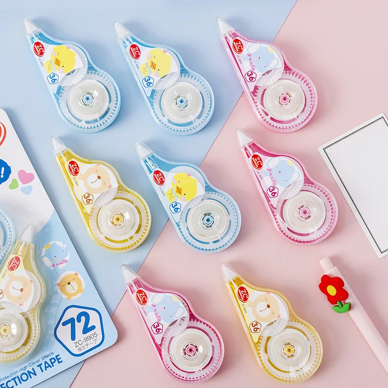 

Japanese Cute Large-capacity Correction Tape 2pcs/set Korean Fresh Convenient Correction Multifunctional Stationery