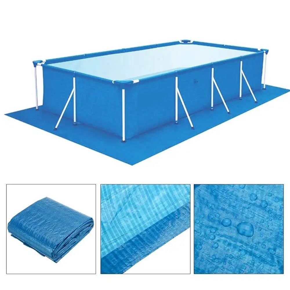 

Swimming Pool Mat 11ft(335x335cm) Pool Ground Cloth Platform Pad 13ft(396x396cm) Square 9ft(274x274cm) Floor Protector