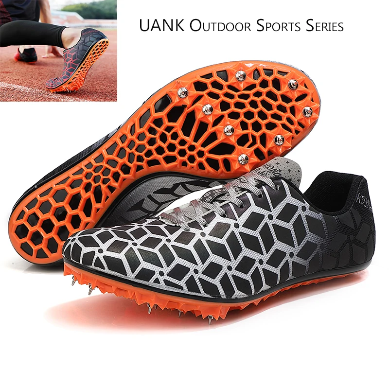 

Women's Men's Track And Field Shoes Track Spike Running Sprint Shoes Lightweight Soft Comfortable Professional Athletic Shoes